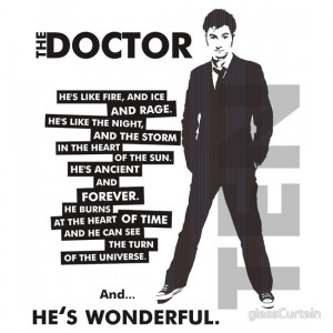 TShirtGifter presents: Doctor Who - ...he's wonderful (variant 2)