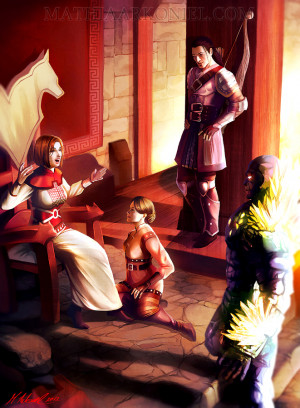 Dragon Age Leliana Morrigan