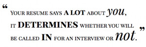 ... meeting relating to your personal image it all begins with your resume