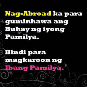 Ofw Quotes Pinoy Tagalog