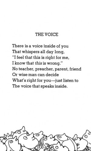 The Voice” by Shel Silverstein