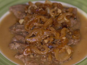 Receta Bistec Encebollado