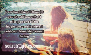 Broken Friendship Quotes about I Dont Want To Lose You