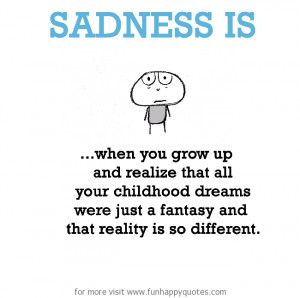 sad quotes about growing up