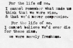 Sad Song Lyrics Quotes Tumblr Found on quote-a-lyric.tumblr.