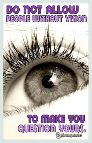 Art people without vision words-quotes