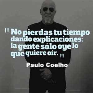Quote in Spanish by Paulo Coelho