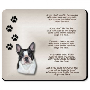poem mousepad boston terrier poem mousepad product info detailed ...