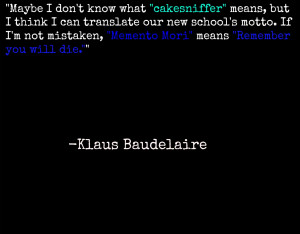 Klaus Baudelaire fanfictions Klaus Baudelaire