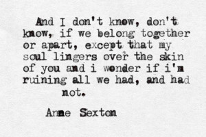 Anne Sexton}