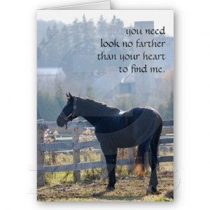 Pet Loss Sympathy Card for Horse Lovers http://www.zazzle.com/pet_loss ...