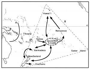 Polynesian Triangle Map