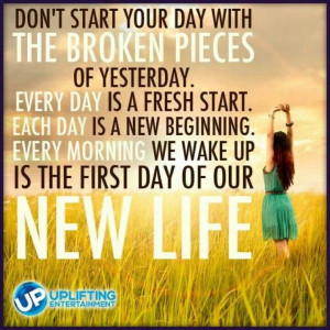 New Day....New Start....New Blessings!!