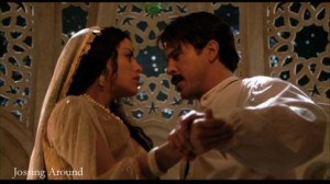 Emmanuelle Vaugier and Christian Kane in SECONDHAND LIONS