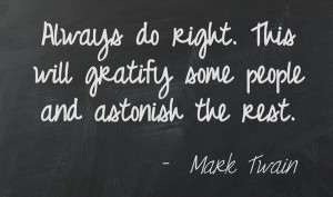 ... will gratify some people and astonish the rest. ~ Mark Twain #quotes