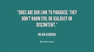 Famous Dog Quote Milan Kundera