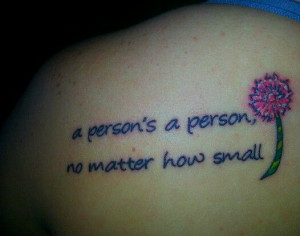 Horton hears a who quote tattooQuotes Tattoo, Quotes Fit, Quote ...