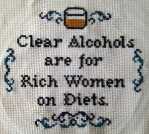 PATTERN Ron Swanson Quote Clear Alcohols Are For Rich Women on Diets ...