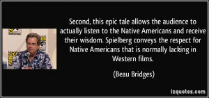 Second, this epic tale allows the audience to actually listen to the ...