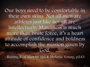 Comfortable in their own skins RRM Quote no link