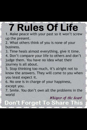 rules of life # quotes # wisdom