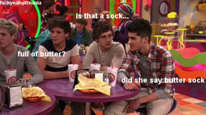 butter sock #icarly #icarly gif #one direction #one direction gif # ...