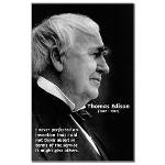 ... Edison: Famous Inventor. Quote on Inventions & Human Need, Picture