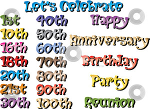 Th Year Class Reunion Clip Art