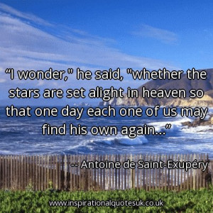 Quote of the day: I wonder,