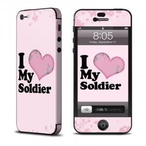 Love Soldier Blue Graphic Gif