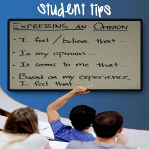 Student tips - how to express your opinion in the lecture hall?