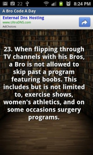 Bro Code Article A Day