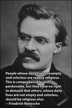 Religion, Freedom from Religion, Forcing Religion on Others, Nietzsche ...