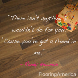 ... wouldn't do for you. 'Cause you got a friend in me.