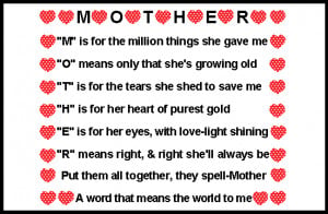 is for Mother quote. Famous Mother's Day Quotes.