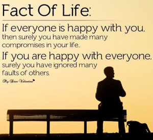 Happiness facts of life quote