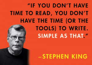If you don't have the time to read, you don't have the time (or the ...