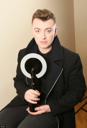 Mad about the boy: Sam Smith has landed a Brit Award after being named ...