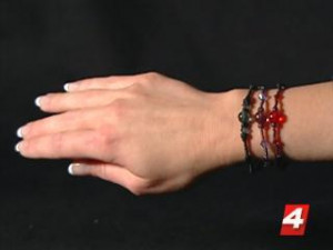 They look like any bracelet you might buy at the mall. You probably ...