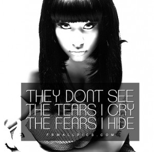Nicki Minaj The Tears I Cry Quote Picture