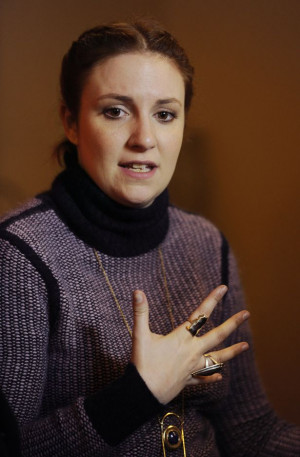Lena Dunham, executive producer of the documentary short film 