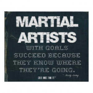 Martial Artists with Goals Succeed in Denim Poster