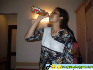 Funny Indian Women Drinking Beer - Very Funny