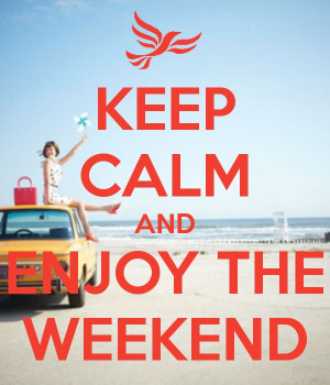 for this weekend? We suggest you to go crazy! Have an amazing weekend ...