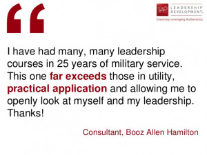 TAO Leadership Development Testimonials