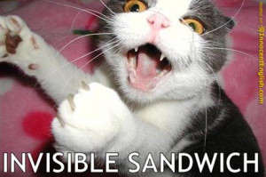 Invisible sandwich.