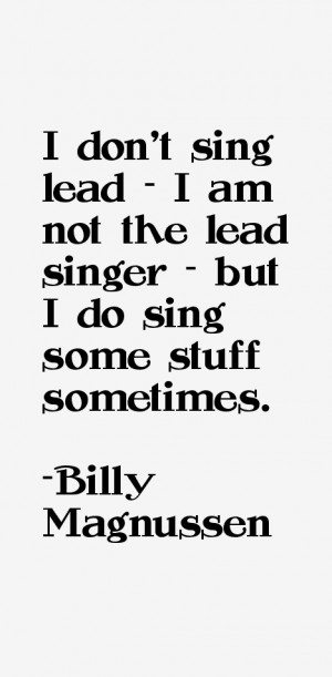 Billy Magnussen Quotes & Sayings