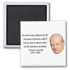 Winston Churchill Quote 15b Fridge Magnet