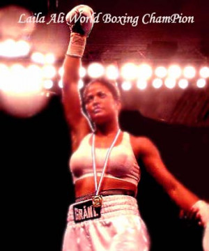 Laila Ali World Middleweight Boxing Champion