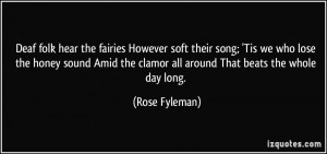... the clamor all around That beats the whole day long. - Rose Fyleman